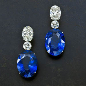 chatila sapphire  earrings