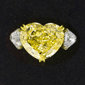 chatila yellow diamond ring